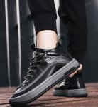画像6:  Unisex Men's down cloth sneaker shoes 　ユニセックス男女兼用 レースアップ ダウンクロススニーカー カジュアル シューズ (6)