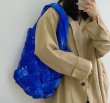 画像6: Down crochet tote shoulder bag 　ダウン編み込み トート ショルダーバッグ (6)