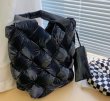画像11: Down crochet tote shoulder bag 　ダウン編み込み トート ショルダーバッグ (11)