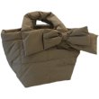 画像12: Ribbon down quilted tote shoulder bag　キルティング取り外し可能リボン付きトートショルダーバッグ (12)