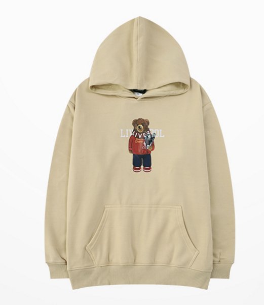 画像1: Unisex Trophy Bear Hoodie   ユニセックス 男女兼用 トロフィー＆ベアフーディー スウェットパーカー (1)