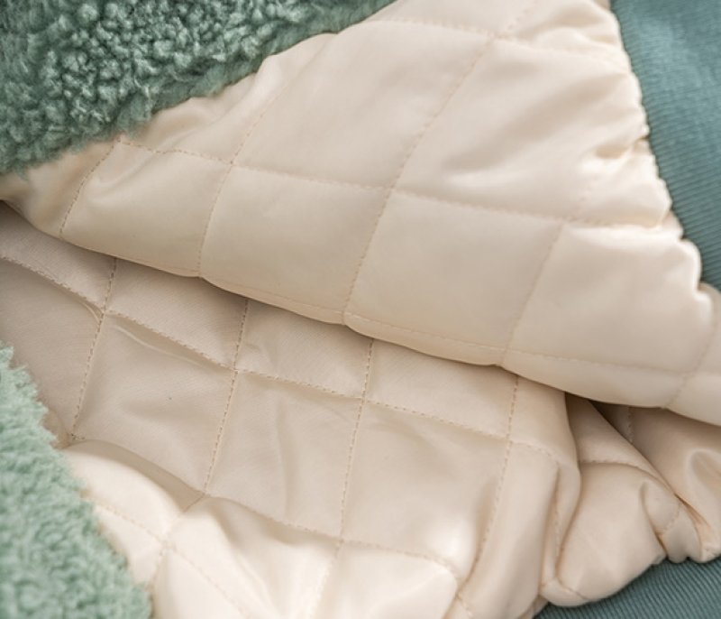 画像6: Lamb velvet jacket BASEBALL JACKET baseball uniform jacket blouson  ユニセックス 男女兼用 フリース   スタジアムジャンパー スタジャン MA-1 ボンバー ジャケット ブルゾン (6)