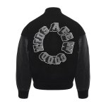 画像1: FFF DONCARE 3D CIRCLE LOGO College Jacket  ユニセックス 男女兼用 3D サークルロゴ ベースボールジャケット スタジャン  AFGK A FEW GOOD KIDS (1)