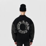 画像3: FFF DONCARE 3D CIRCLE LOGO College Jacket  ユニセックス 男女兼用 3D サークルロゴ ベースボールジャケット スタジャン  AFGK A FEW GOOD KIDS (3)