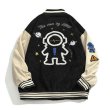 画像3: NASA astronaut corduroy baseball uniform  BASEBALL JACKET baseball uniform jacket blouson  ユニセックス 男女兼用NASA ナサ コーデュロイ 宇宙飛行士刺繡スタジアムジャンパー スタジャン MA-1 ボンバー ジャケット ブルゾン (3)