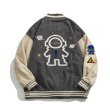 画像10: NASA astronaut corduroy baseball uniform  BASEBALL JACKET baseball uniform jacket blouson  ユニセックス 男女兼用NASA ナサ コーデュロイ 宇宙飛行士刺繡スタジアムジャンパー スタジャン MA-1 ボンバー ジャケット ブルゾン (10)
