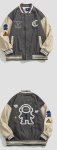 画像11: NASA astronaut corduroy baseball uniform  BASEBALL JACKET baseball uniform jacket blouson  ユニセックス 男女兼用NASA ナサ コーデュロイ 宇宙飛行士刺繡スタジアムジャンパー スタジャン MA-1 ボンバー ジャケット ブルゾン (11)