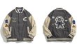 画像5: NASA astronaut corduroy baseball uniform  BASEBALL JACKET baseball uniform jacket blouson  ユニセックス 男女兼用NASA ナサ コーデュロイ 宇宙飛行士刺繡スタジアムジャンパー スタジャン MA-1 ボンバー ジャケット ブルゾン (5)