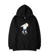 画像2: Unisex punk bear cartoon Hoodie sweater Pullover　 ユニセックス 男女兼用パンクベアプリントフーディー パーカー (2)