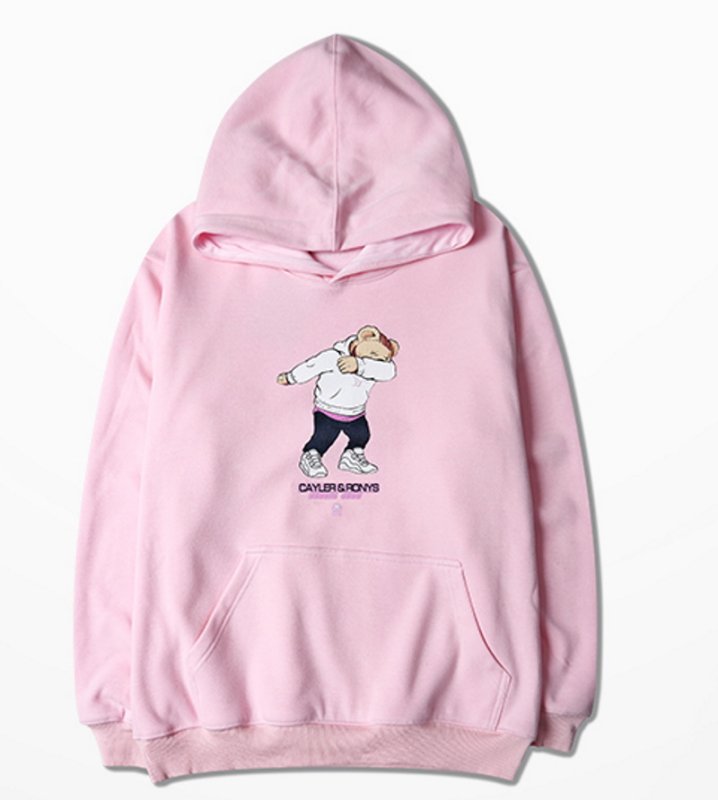 画像3: Unisex punk bear cartoon Hoodie sweater Pullover　 ユニセックス 男女兼用パンクベアプリントフーディー パーカー (3)