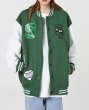 画像6: Little Nili vibe style baseball uniform  BASEBALL JACKET baseball uniform jacket blouson  ユニセックス 男女兼用 リトルニリバイブ刺繡 スタジアムジャンパー スタジャン MA-1 ボンバー ジャケット ブルゾン (6)