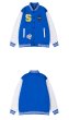 画像3: Little Nili vibe style baseball uniform  BASEBALL JACKET baseball uniform jacket blouson  ユニセックス 男女兼用 リトルニリバイブ刺繡 スタジアムジャンパー スタジャン MA-1 ボンバー ジャケット ブルゾン (3)