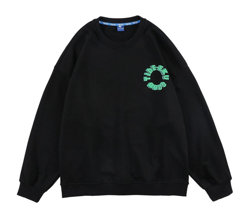 画像3: Unisex Circle & Angel Print Sweat Pullover  ユニセックス 男女兼用 サークル&エンジェルプリントスウェットプルオーバープルオーバー (3)
