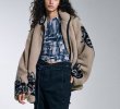 画像2: lamb velvet heart-shaped graffiti printed Jacket blouson  ユニセックス 男女兼用 ラムファーグラフィックプリントフリースジャケット  ブルゾン (2)