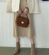 画像3: lamb fur tote shoulder bag 　ラムファー トート ショルダーバッグ (3)