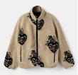 画像5: lamb velvet heart-shaped graffiti printed Jacket blouson  ユニセックス 男女兼用 ラムファーグラフィックプリントフリースジャケット  ブルゾン (5)