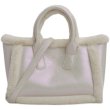 画像8: plush magnetic buckle square fur tote shoulder bag 　ファースクエア トート ショルダーバッグ (8)