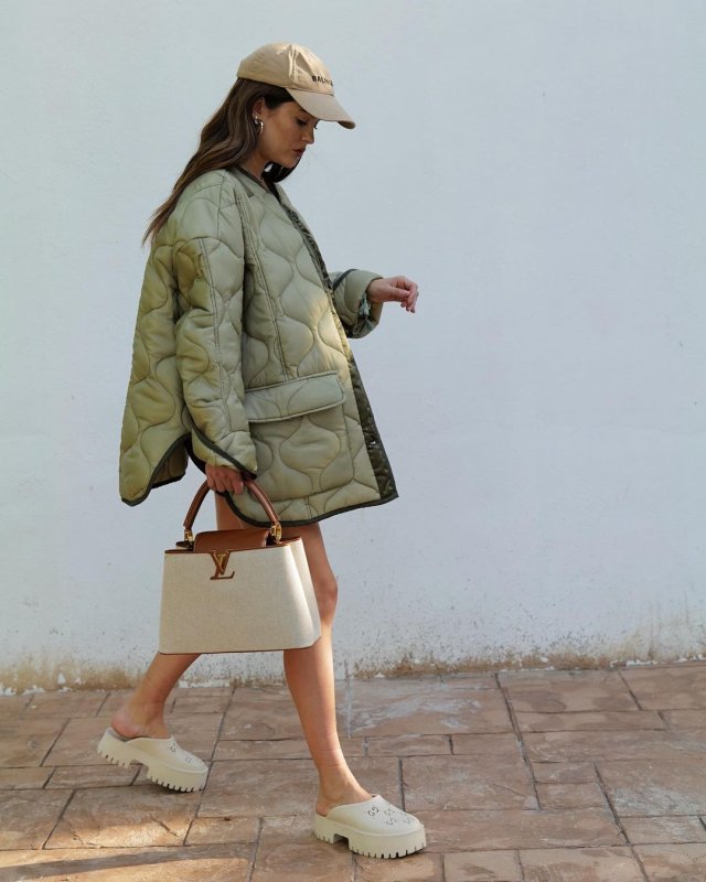 画像9: 21 Quilted Teddy Oversize Jacket Padded Ripstop Coat キルティング 絞り ペディング ティディ オーバーサイズ シェル コート  (9)