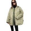 画像4: 21 Quilted Teddy Oversize Jacket Padded Ripstop Coat キルティング 絞り ペディング ティディ オーバーサイズ シェル コート  (4)