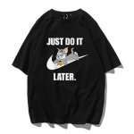 画像3: Unisex Tom and Jerry Big JUST DO IT LATER logo Print T-shirt ユニセックス 男女兼用 ペア トムとジェリー トム＆ジェリープリント 半袖 Tシャツ (3)