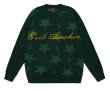 画像5: Unisex Star & Circle Letter Logo Crochet SweaterPullover　 ユニセックス 男女兼用スター＆サークルレターロゴ 編み込みセーター プルオーバー (5)