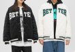 画像5:  Quilting down baseball uniform  BASEBALL JACKET jacket blouson  ユニセックス 男女兼用 レターロゴキルティングダウン スタジアムジャンパー スタジャン MA-1 ボンバー ジャケット ブルゾン (5)