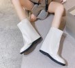 画像5:  women's knight Split boots  ナイトスプリットレザーショートブーツ (5)