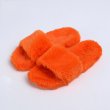 画像8: Unisex Faux sheep fur sandal slippers slide 男女兼用 キッズサイズあり フェイクムートン シープスキンファー エコファー モコモコ サンダル スリッパ  (8)