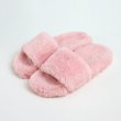 画像6: Unisex Faux sheep fur sandal slippers slide 男女兼用 キッズサイズあり フェイクムートン シープスキンファー エコファー モコモコ サンダル スリッパ  (6)