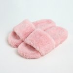 画像6: Unisex Faux sheep fur sandal slippers slide 男女兼用 キッズサイズあり フェイクムートン シープスキンファー エコファー モコモコ サンダル スリッパ  (6)