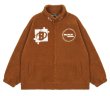 画像8: Jigsaw puzzle stand-up collar fleece jacket blouson  ユニセックス 男女兼用 ジグソーパズルプリント スタンドアップ フリースジャケット  ブルゾン (8)