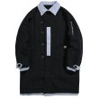 画像2: men and women trendy warm workwear coat ユニセックス 男女兼用ウォームワークコットンミドル丈コート (2)