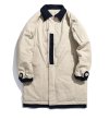 画像1: men and women trendy warm workwear coat ユニセックス 男女兼用ウォームワークコットンミドル丈コート (1)