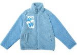 画像7: MEDM lamb wool stand-up collar fleece jacket blouson  ユニセックス 男女兼用 MEDMラムウールMMロゴ スタンドアップ フリースジャケット  ブルゾン (7)