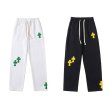 画像3: Unisex Star LOGO straight-leg pants trousers sweat Pants 　男女兼用ユニセックス スターエンブレム付きスウェットパンツ (3)