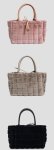 画像7: furry portable commuter bag bag  　ファーブロックトート バッグ (7)