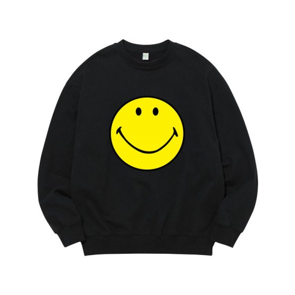 画像1: Unisex Big smile print sweatshirt pullover　 ユニセックス 男女兼用ビッグスマイルプリントスウェット トレーナー (1)