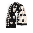 画像3: Unisex double-sided smiley face muffler Scarves  shawl 　男女兼用 ユニセックスダブルスマイルマフラー スカーフ (3)