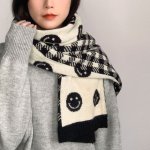 画像8: Unisex double-sided smiley face muffler Scarves  shawl 　男女兼用 ユニセックスダブルスマイルマフラー スカーフ (8)