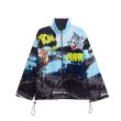 画像2:  lamb wooTom and Jerry fleece jacket lblouson  ユニセックス 男女兼用トムとジェリー トム＆ジェリフリースジャケット  ブルゾン (2)