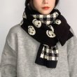 画像6: Unisex double-sided smiley face muffler Scarves  shawl 　男女兼用 ユニセックスダブルスマイルマフラー スカーフ (6)