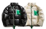 画像3: Smile point down jacket blouson  ユニセックス 男女兼用スマイルポイント付き ダウンジャケット  ブルゾン (3)
