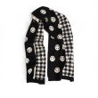 画像2: Unisex double-sided smiley face muffler Scarves  shawl 　男女兼用 ユニセックスダブルスマイルマフラー スカーフ (2)