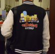 画像2: Simpson Family Sweatshirt BASEBALL JACKET baseball uniform jacket blouson  ユニセックス 男女兼用シンプソンファミリースウェットスタジアムジャンパー スタジャン MA-1 ボンバー ジャケット ブルゾン (2)