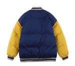 画像6: graffiti letter printing cotton-padded jacket BASEBALL JACKET baseball uniform jacket blouson  ユニセックス 男女兼用 アメリカングラフィティレタープリントコットンパッド入りスタジアムジャンパー スタジャン MA-1 ボンバー ジャケット ブルゾン (6)