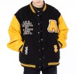 画像8: badass &Dice Embroidery BASEBALL JACKET baseball uniform jacket blouson  ユニセックス 男女兼用badass&Diceサイコロ刺繡スタジアムジャンパー スタジャン MA-1 ボンバー ジャケット ブルゾン (8)