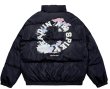 画像4: Circle alphabet logo print down jacket blouson  ユニセックス 男女兼用サークルアルファベットロゴプリントダウンジャケット  ブルゾン (4)