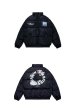 画像8: Circle alphabet logo print down jacket blouson  ユニセックス 男女兼用サークルアルファベットロゴプリントダウンジャケット  ブルゾン (8)