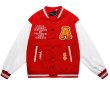 画像5: badass &Dice Embroidery BASEBALL JACKET baseball uniform jacket blouson  ユニセックス 男女兼用badass&Diceサイコロ刺繡スタジアムジャンパー スタジャン MA-1 ボンバー ジャケット ブルゾン (5)