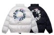 画像2: Circle alphabet logo print down jacket blouson  ユニセックス 男女兼用サークルアルファベットロゴプリントダウンジャケット  ブルゾン (2)